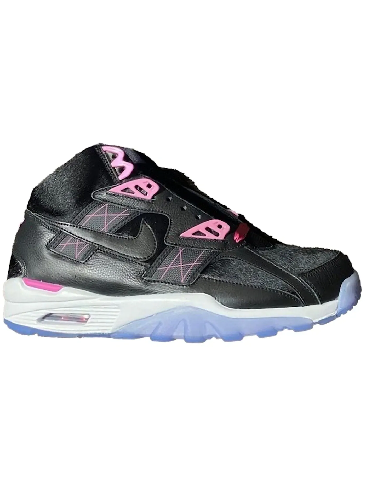 Мужские кроссовки с высоким верхом Nike Air Trainer SC High — изображение 1 из 1, черный/черный--белый