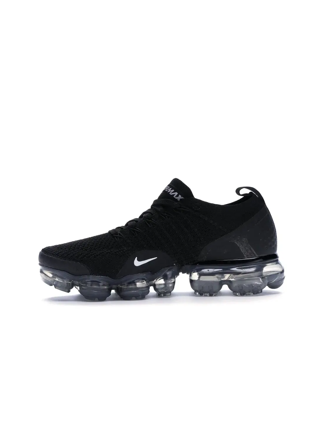 Женские кроссовки без шнуровки Nike Air VaporMax 2 — изображение 3 из 4, черный/черный-белый