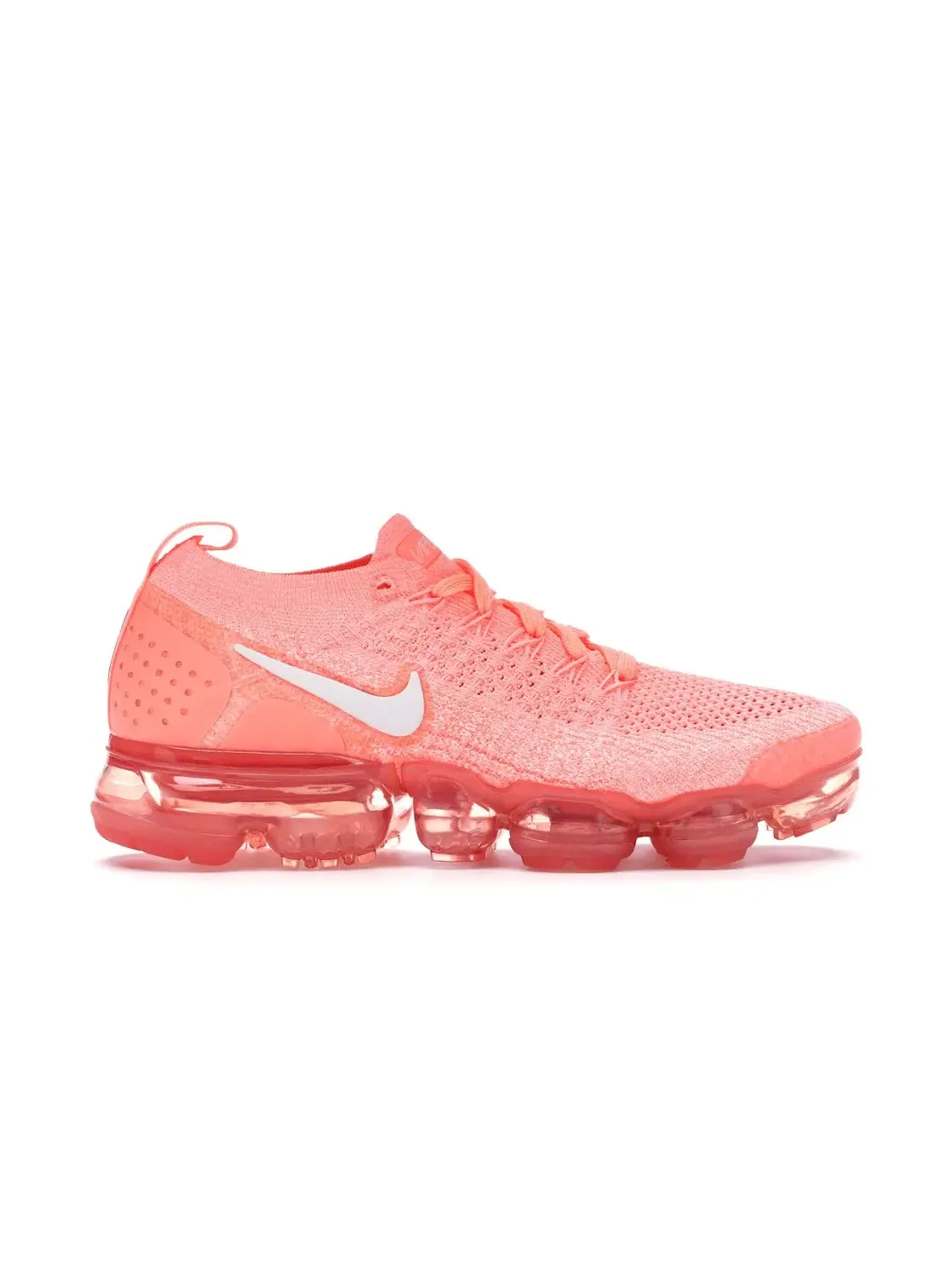 Женские кроссовки с ярким цветом Nike Air VaporMax 2 Nike, Crimson Pulse/Sail-Coral Stardust — изображение 1 из 4