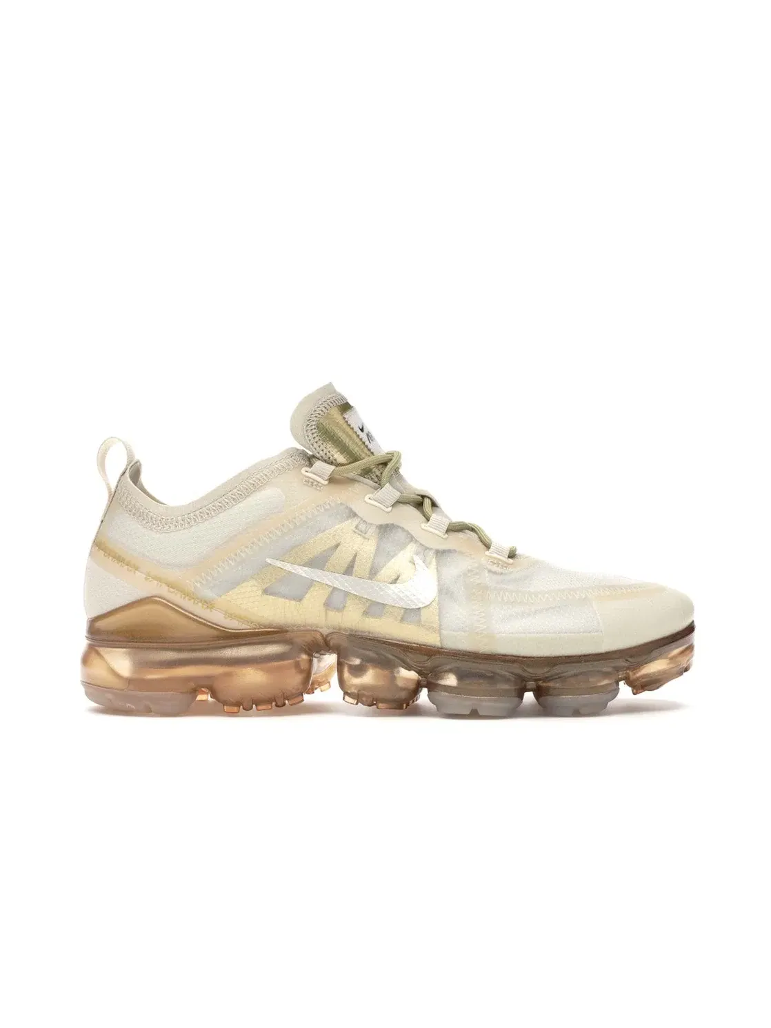 Женские кроссовки Lifestyle с амортизацией Nike Air VaporMax 2019 — изображение 1 из 4, кремовый/-светлый