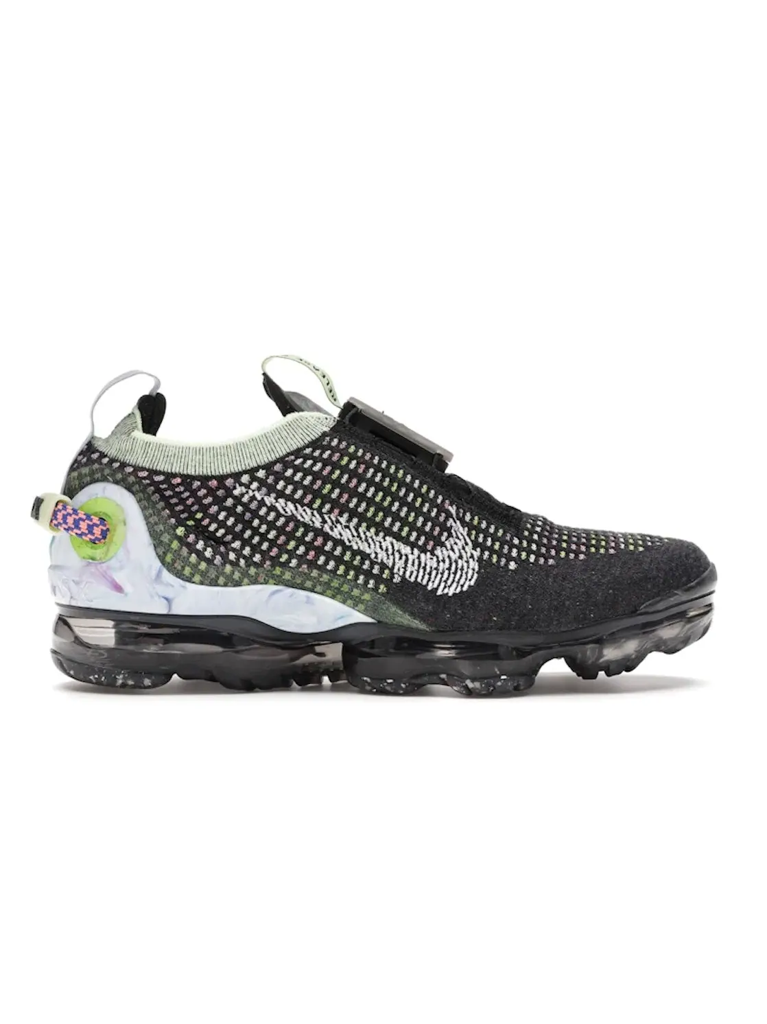 Женские кроссовки с верхом Flyknit Nike Air VaporMax 2020 Flyknit Nike — изображение 1 из 4, черный/белый--розовый