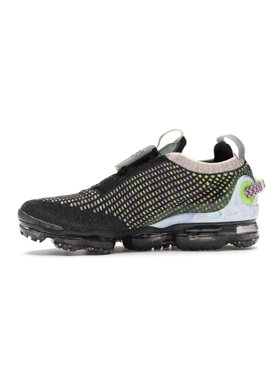 Женские кроссовки с верхом Flyknit Nike Air VaporMax 2020 Flyknit Nike — изображение 3 из 4, черный/белый--розовый