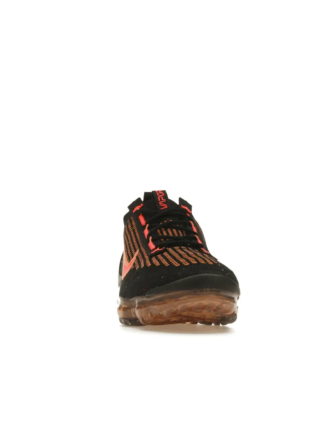 Мужские кроссовки с технологией Flyknit Nike Air VaporMax 2021 FK — изображение 2 из 4, черный/яркий-оранжевый