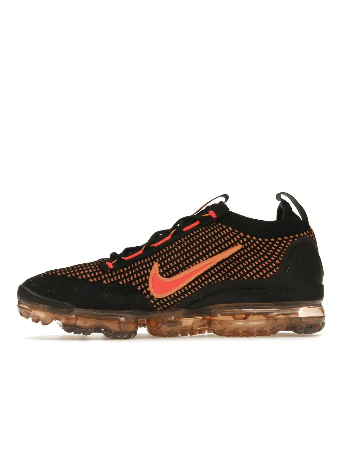 Мужские кроссовки с технологией Flyknit Nike Air VaporMax 2021 FK — изображение 3 из 4, черный/яркий-оранжевый