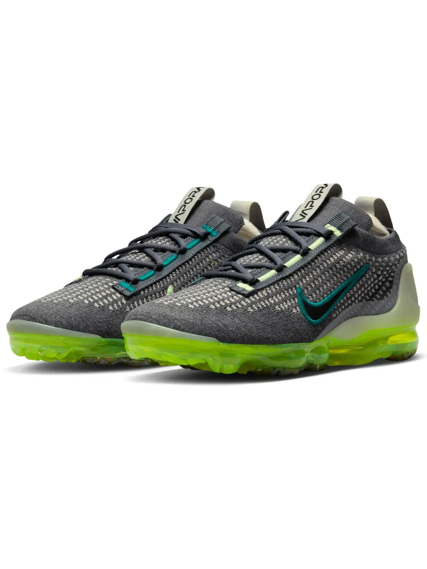 Детские кроссовки Lifestyle Nike Air VaporMax 2021 FK Nike — изображение 2 из 2, темный серый/черный