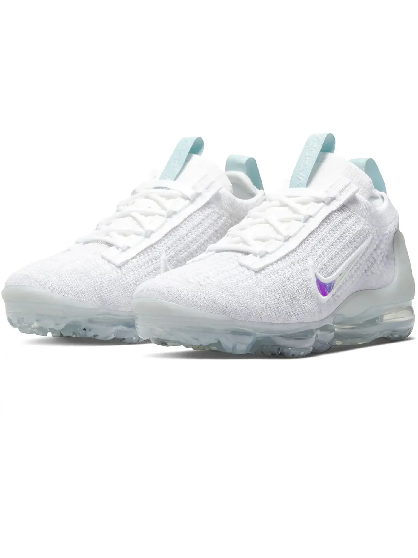 Детские кроссовки Lifestyle Nike Air VaporMax 2021 FK — изображение 2 из 3, белый//белый/прозрачный