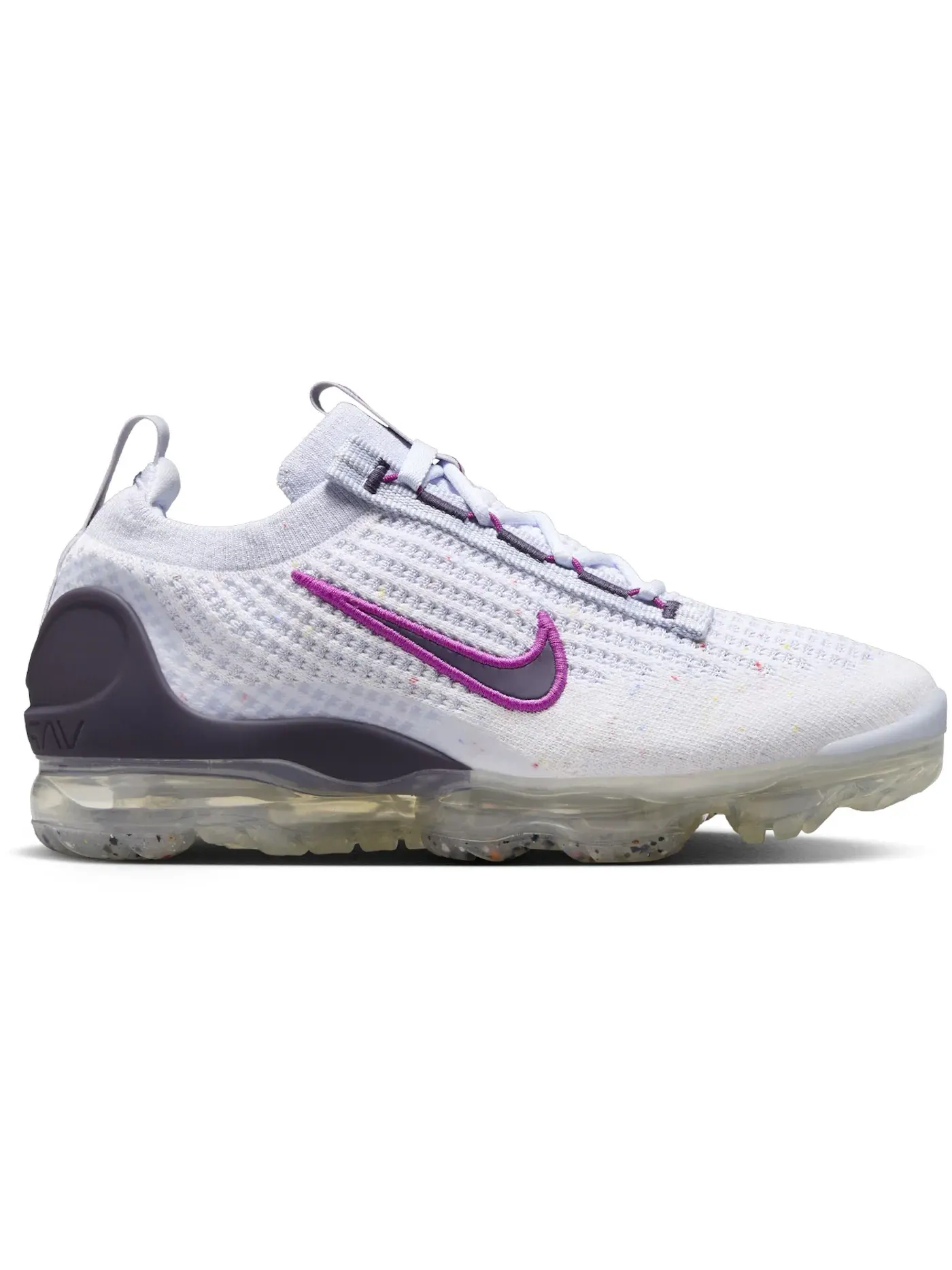 Детские кроссовки Lifestyle Nike Air VaporMax 2021 FK — изображение 1 из 1, белый/серый//темный