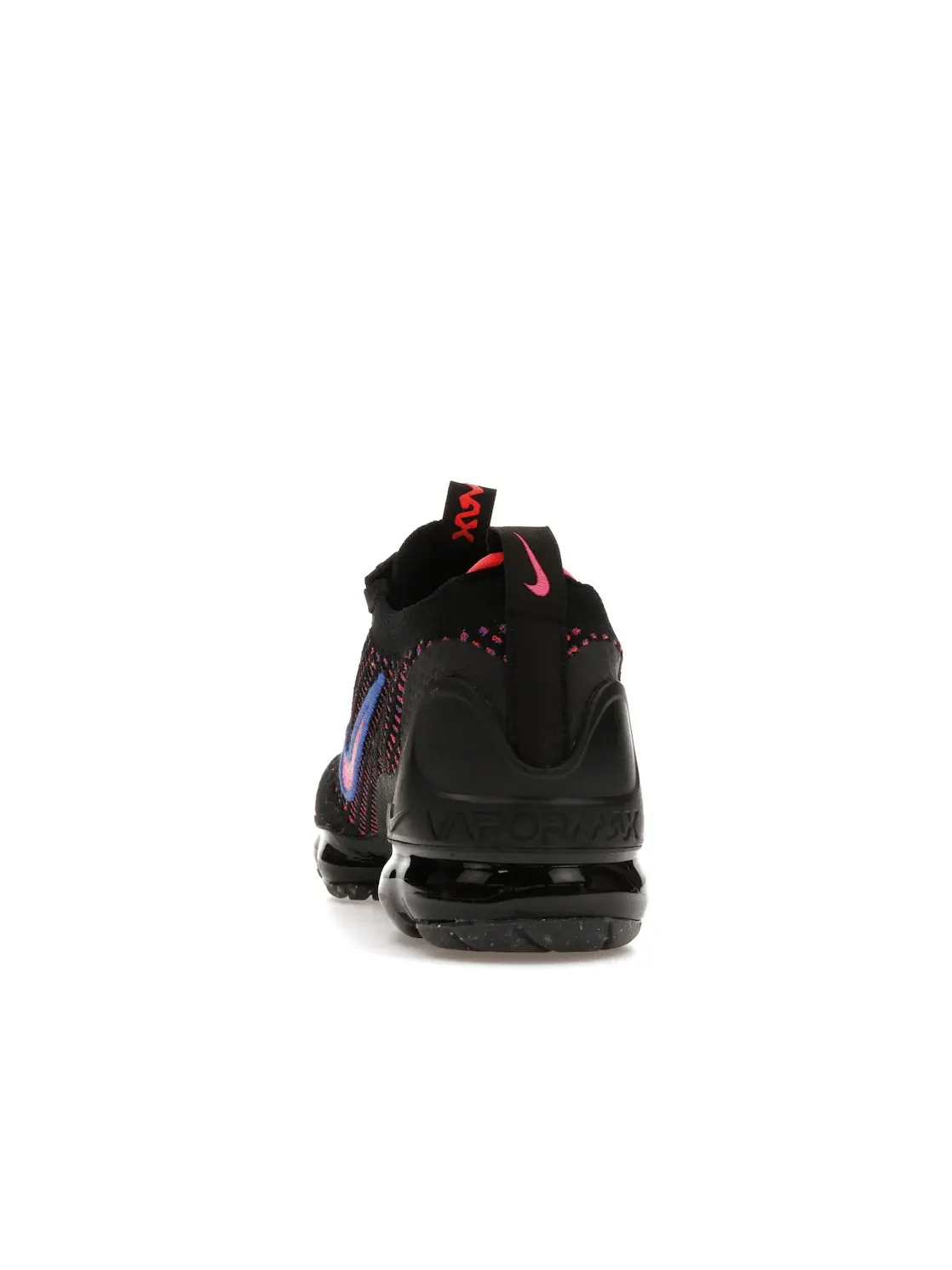 Женские кроссовки с амортизацией Nike Air VaporMax 2021 Flyknit Nike — изображение 4 из 4, черный/розовый/синий