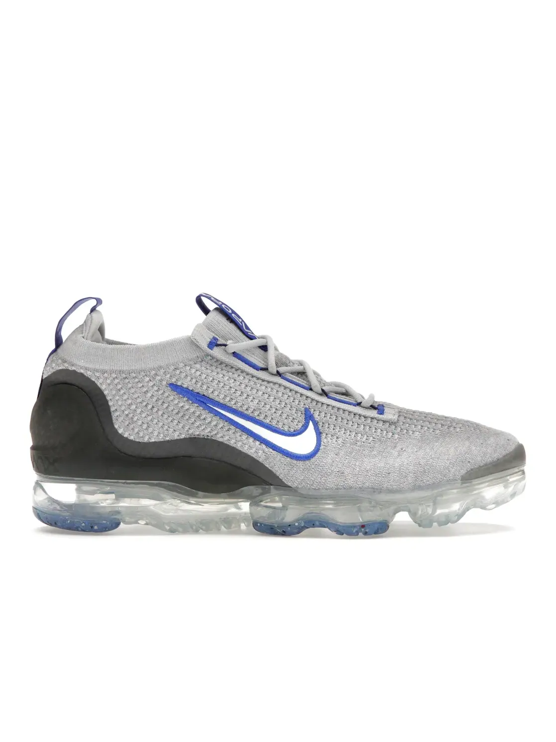 Мужские кроссовки с верхом Flyknit Nike Air VaporMax 2021 Flyknit Nike — изображение 1 из 4, серый/синий/черный