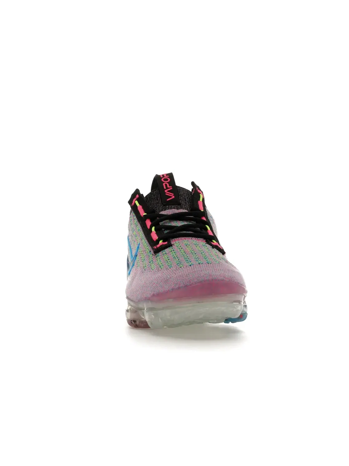 Женские кроссовки Nike Air VaporMax 2021 Flyknit Next Nature — изображение 2 из 4, розовый/синий//черный
