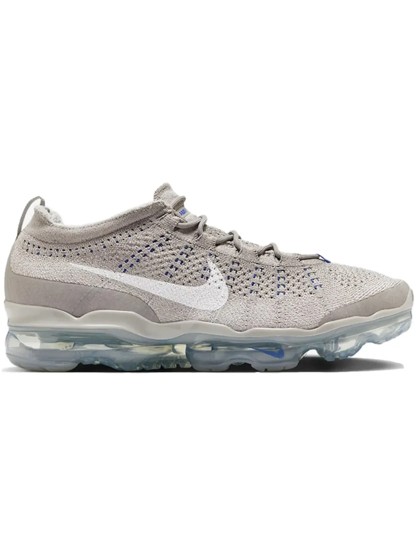 Мужские кроссовки Lifestyle Nike Air VaporMax 2023 Flyknit Nike — изображение 1 из 1, серый/серый/синий/белый