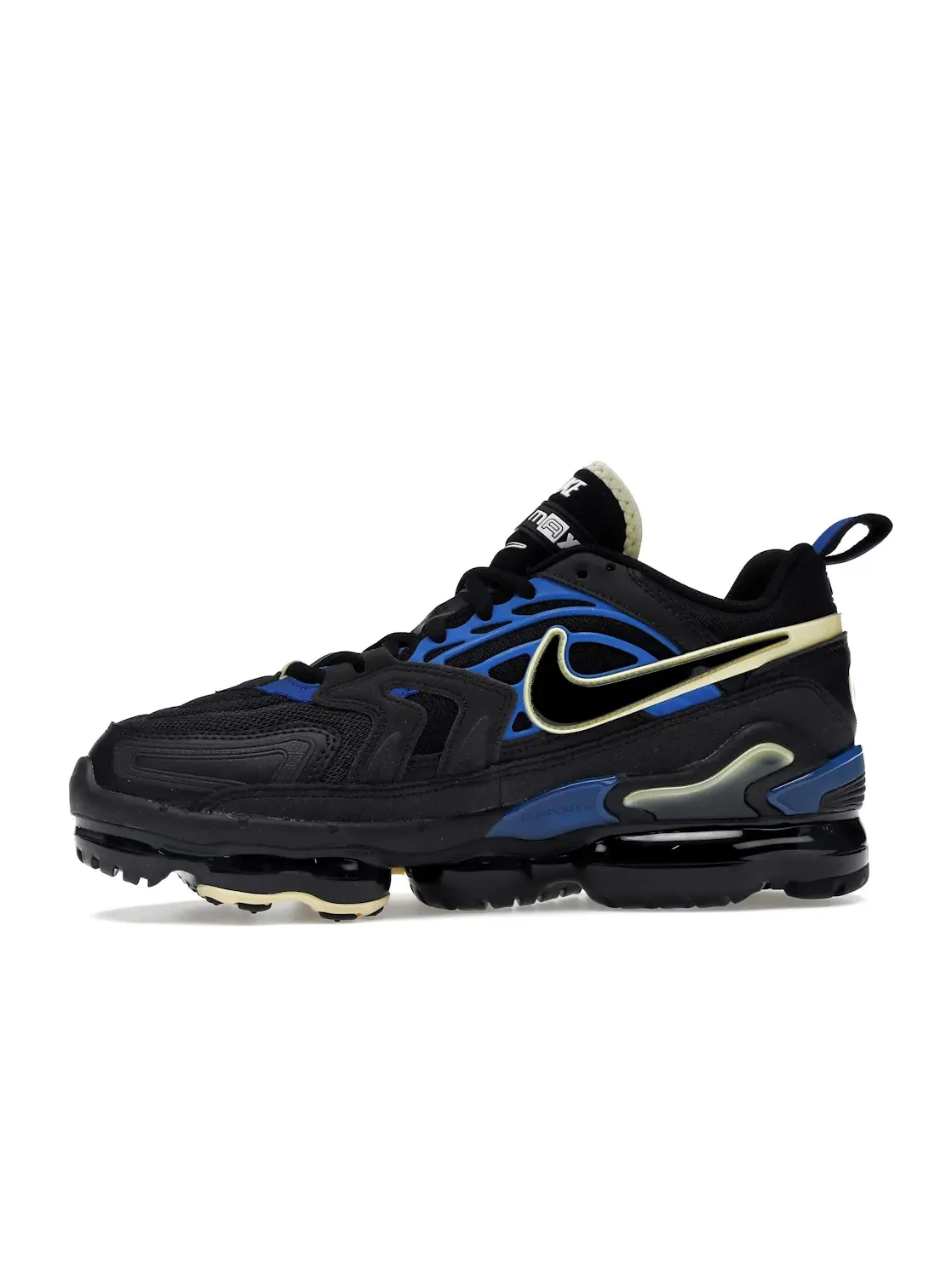 Мужские кроссовки Lifestyle с подошвой VaporMax Nike Air VaporMax EVO — изображение 3 из 4, черный/синий-золотистый