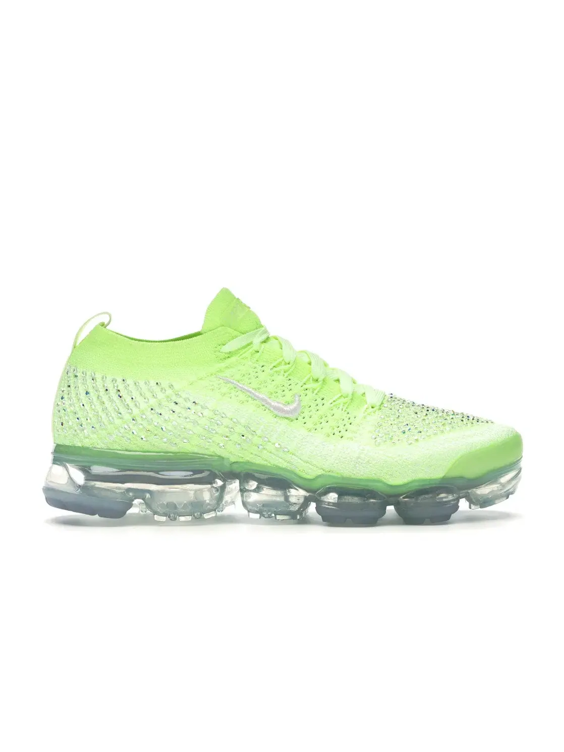 Женские кроссовки на платформе с кристаллами Swarovski Nike Air VaporMax Flyknit 2 — изображение 1 из 4