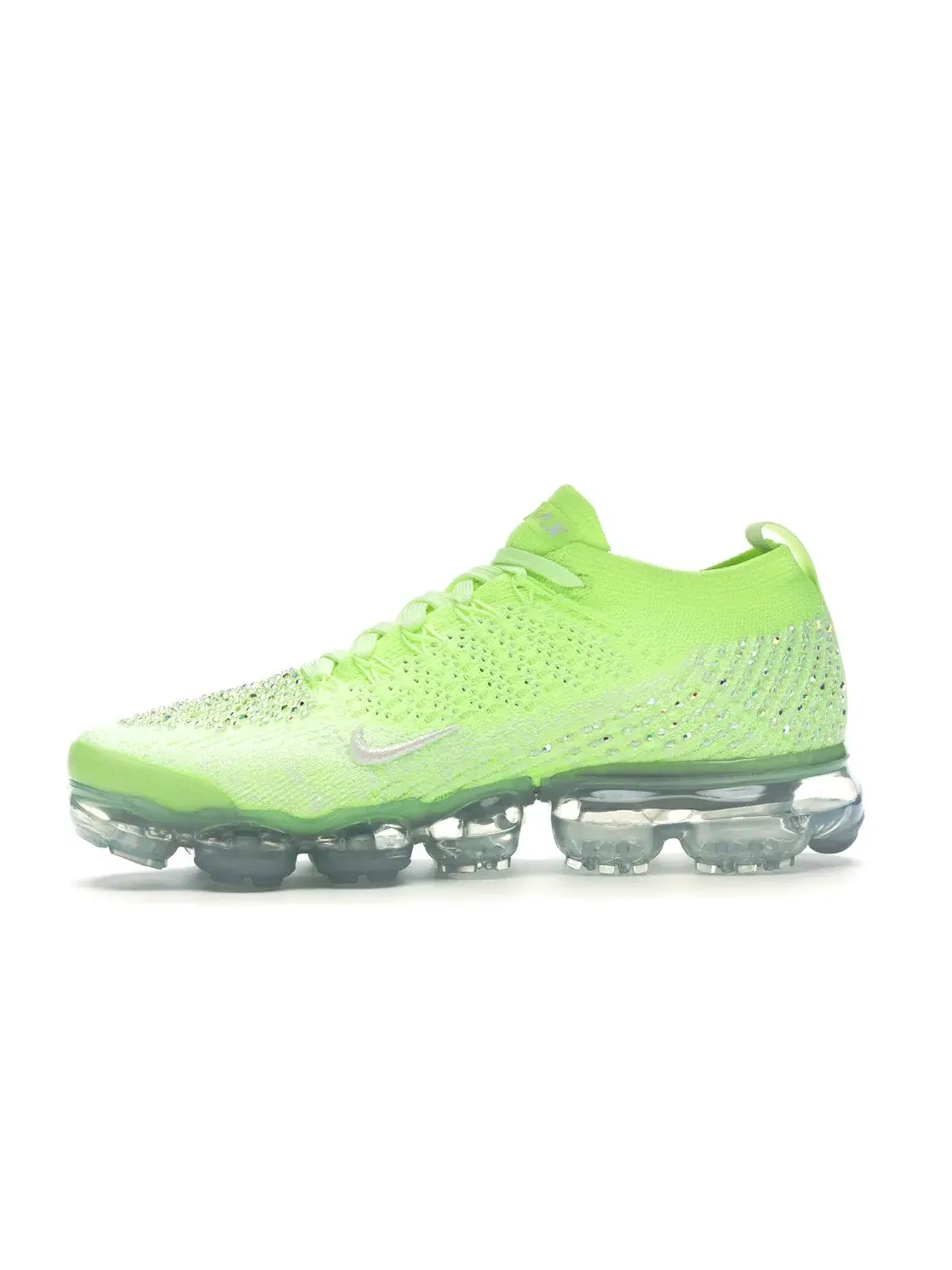 Женские кроссовки на платформе с кристаллами Swarovski Nike Air VaporMax Flyknit 2 — изображение 3 из 4