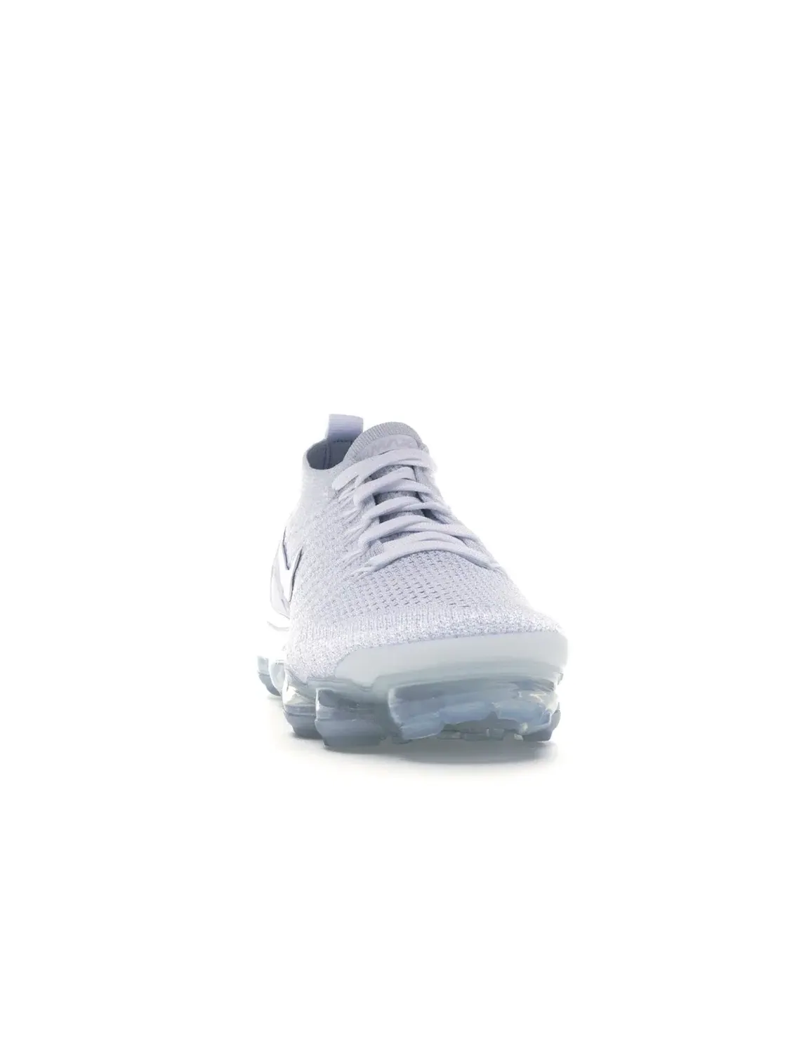 Женские кроссовки с технологией Air VaporMax Flyknit Nike — изображение 2 из 4, белый/белый-серый-серый