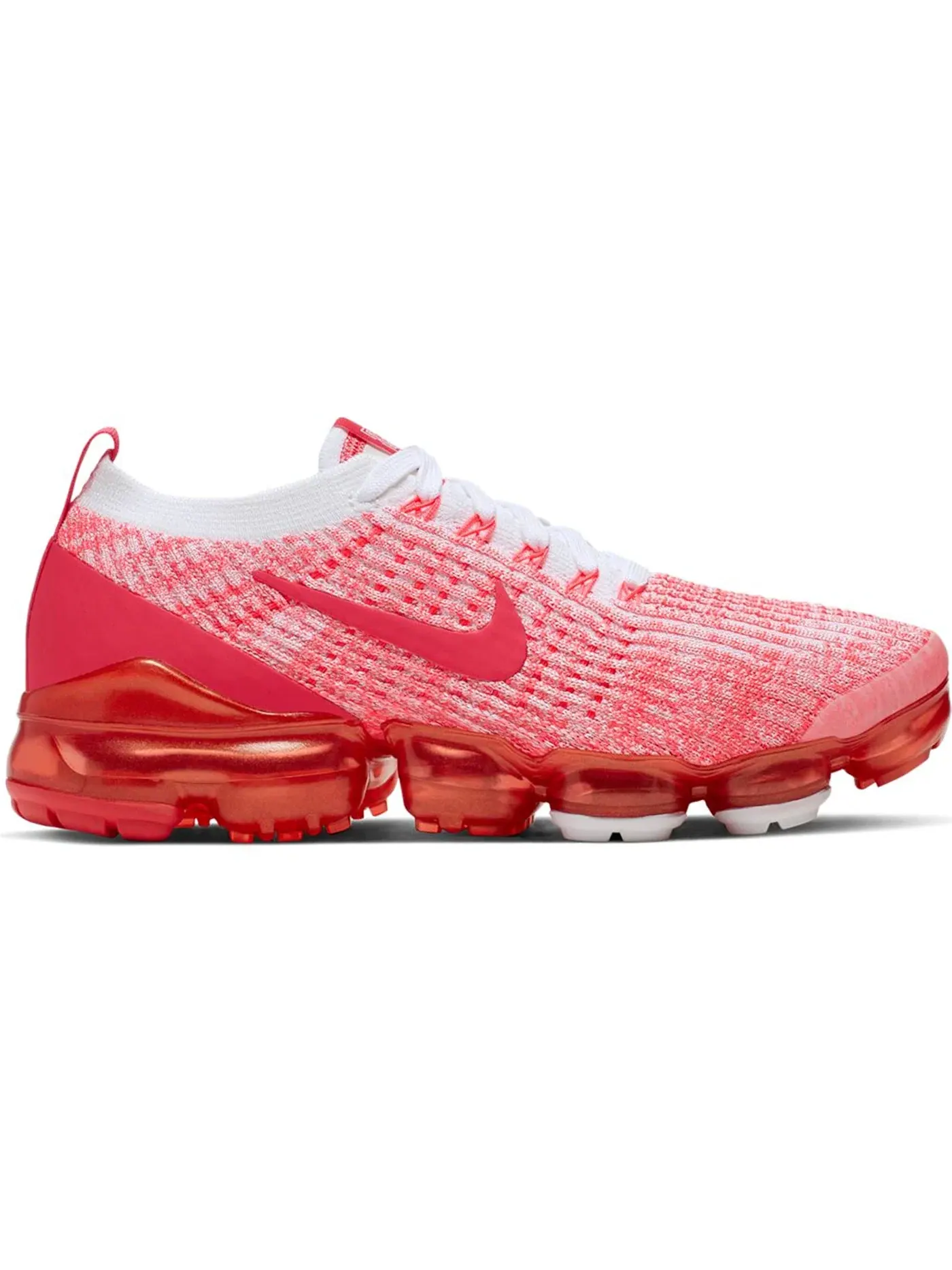 Женские кроссовки с принтом Nike Air VaporMax Flyknit 3 Nike — изображение 1 из 1, белый/красный