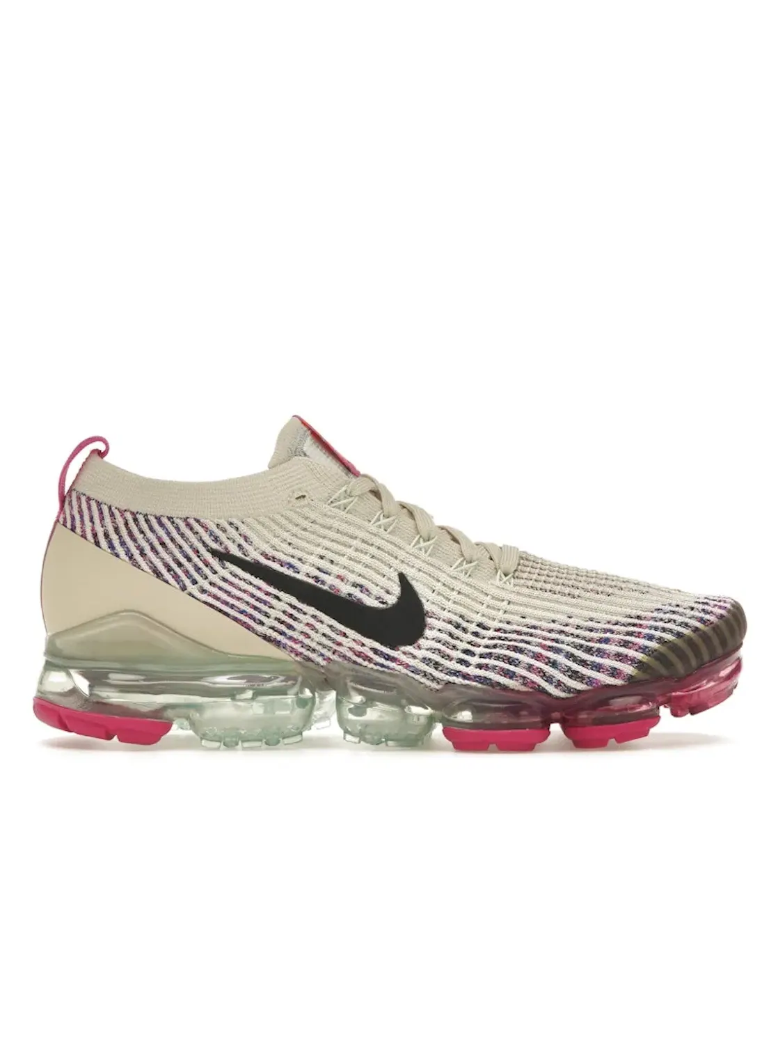 Женские кроссовки с системой амортизации VaporMax Nike Air VaporMax Flyknit 3 — изображение 1 из 4, черный-розовый