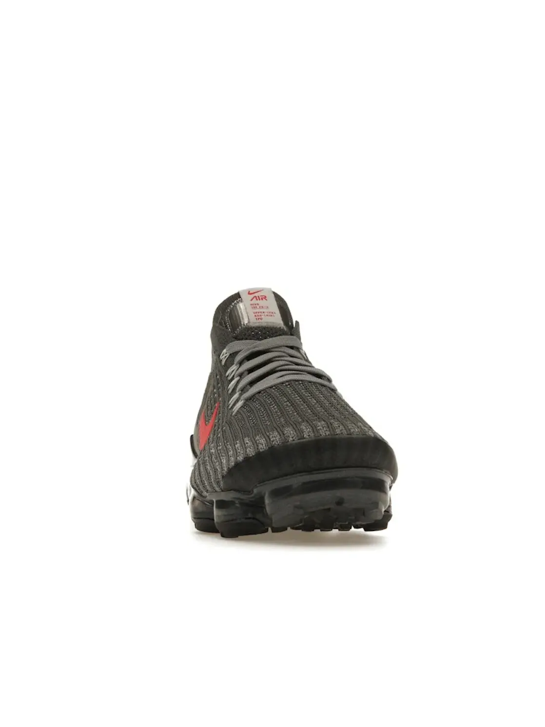 Мужские кроссовки с верхом Flyknit Nike Air VaporMax Flyknit 3 Nike — изображение 2 из 4, серый/серый--красный