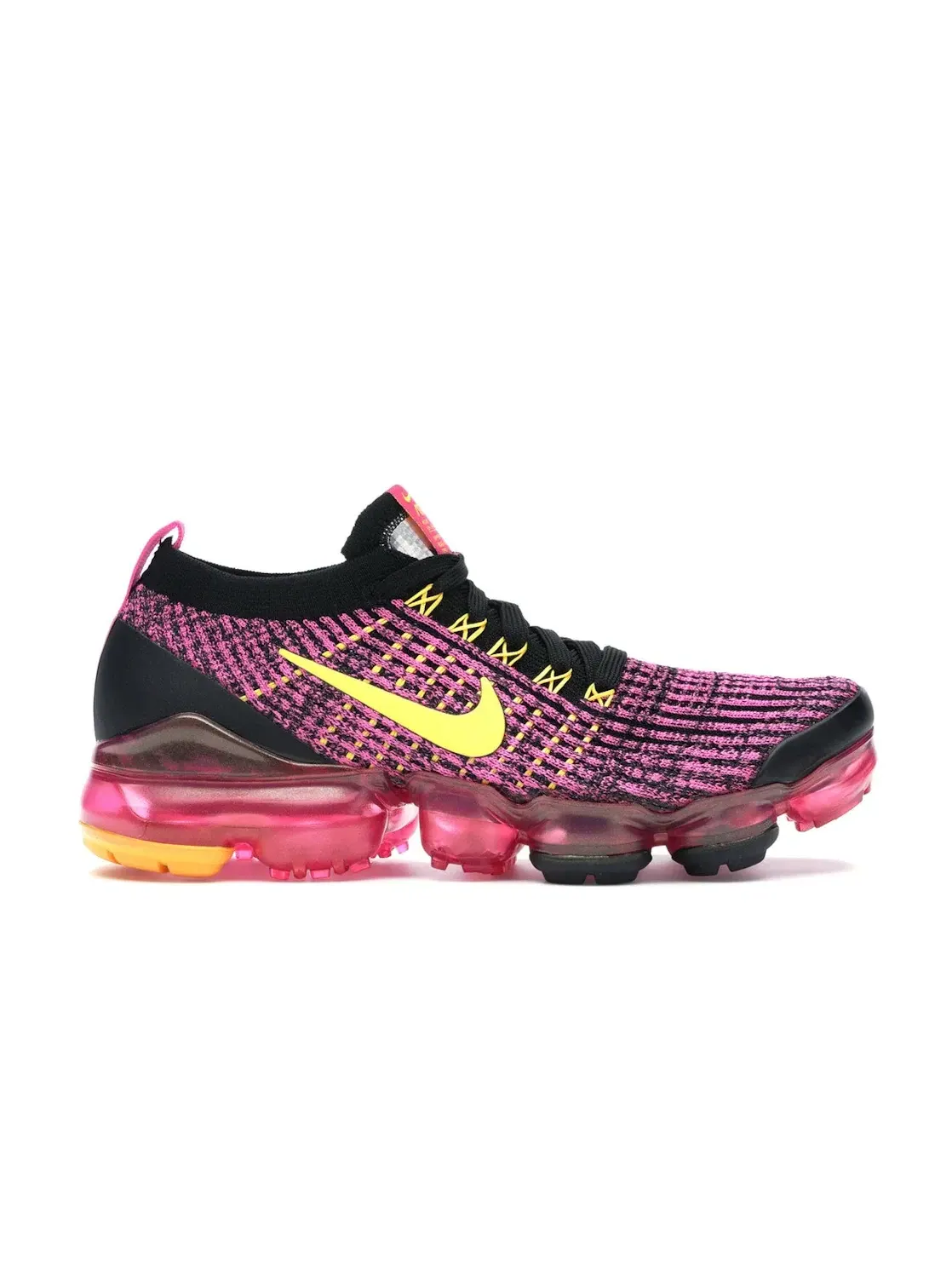 Женские кроссовки с технологией Flyknit Nike Air VaporMax Flyknit 3 — изображение 1 из 4, оранжевый-черный