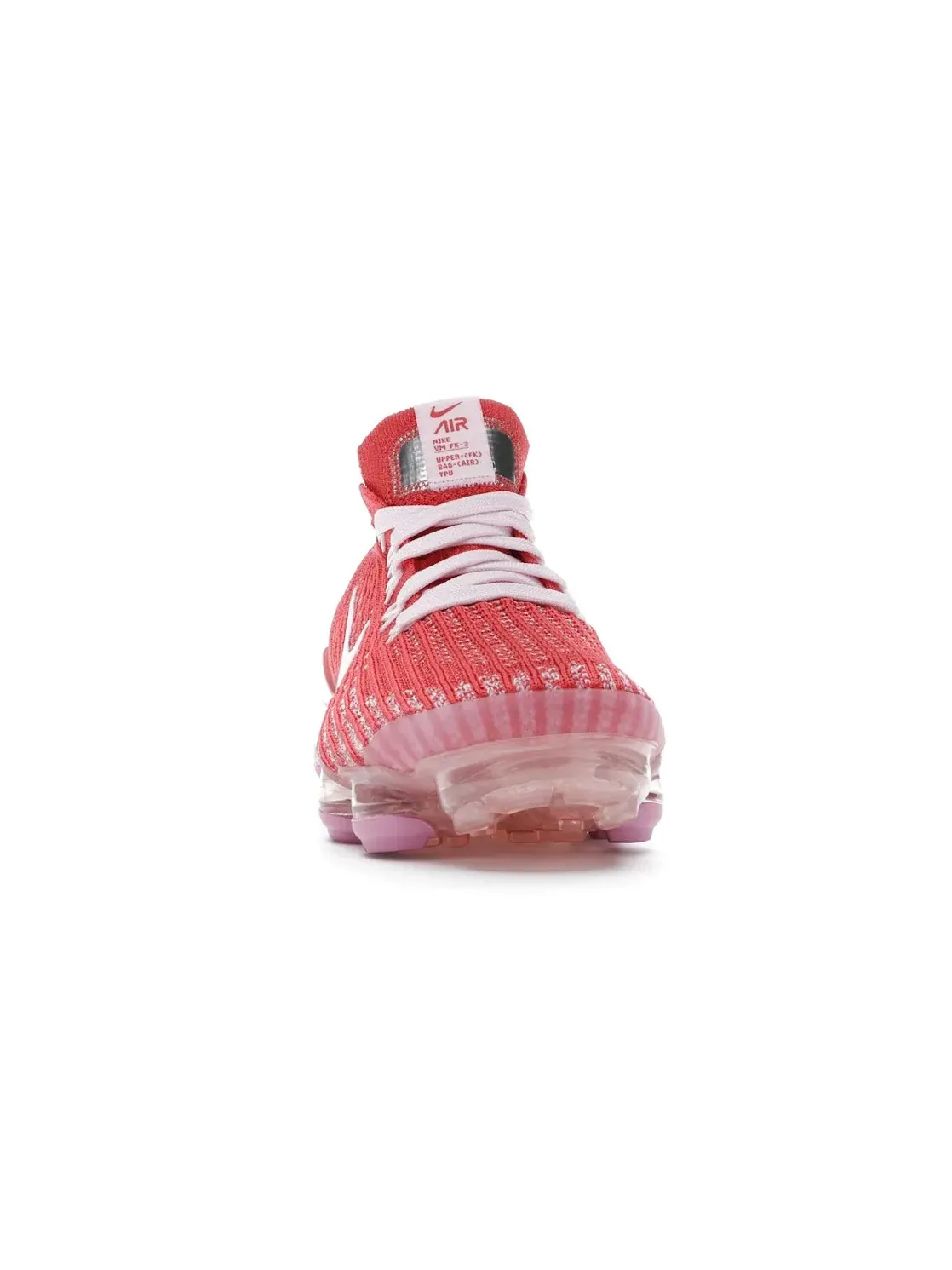 Женские кроссовки с верхом FlyKnit Nike Air VaporMax Flyknit 3 — изображение 2 из 4, красный/розовый--белый