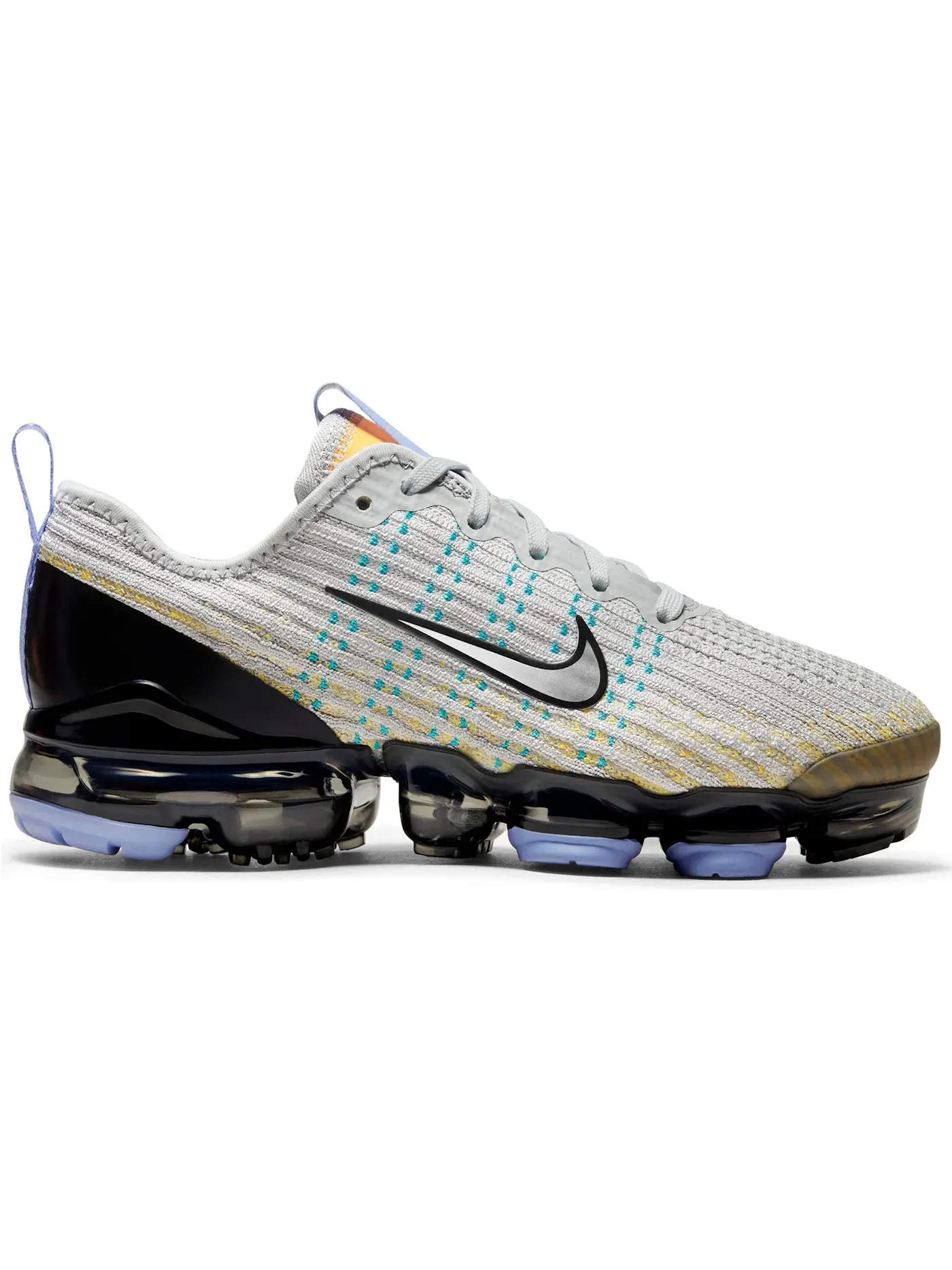 Детские кроссовки Lifestyle Nike Air VaporMax Flyknit Grey Fog/Metallic Silver-light Thistle — изображение 1 из 1