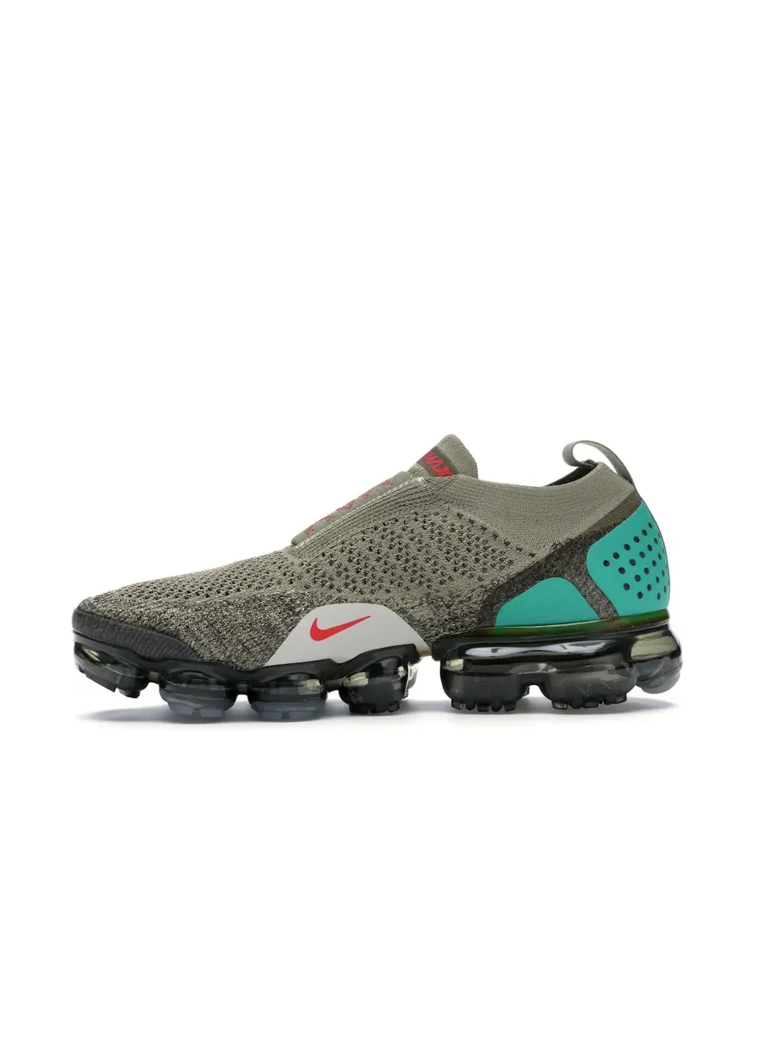 Мужские кроссовки Lifestyle Nike Air VaporMax Moc 2 — изображение 3 из 4, оливковый/красный-темный