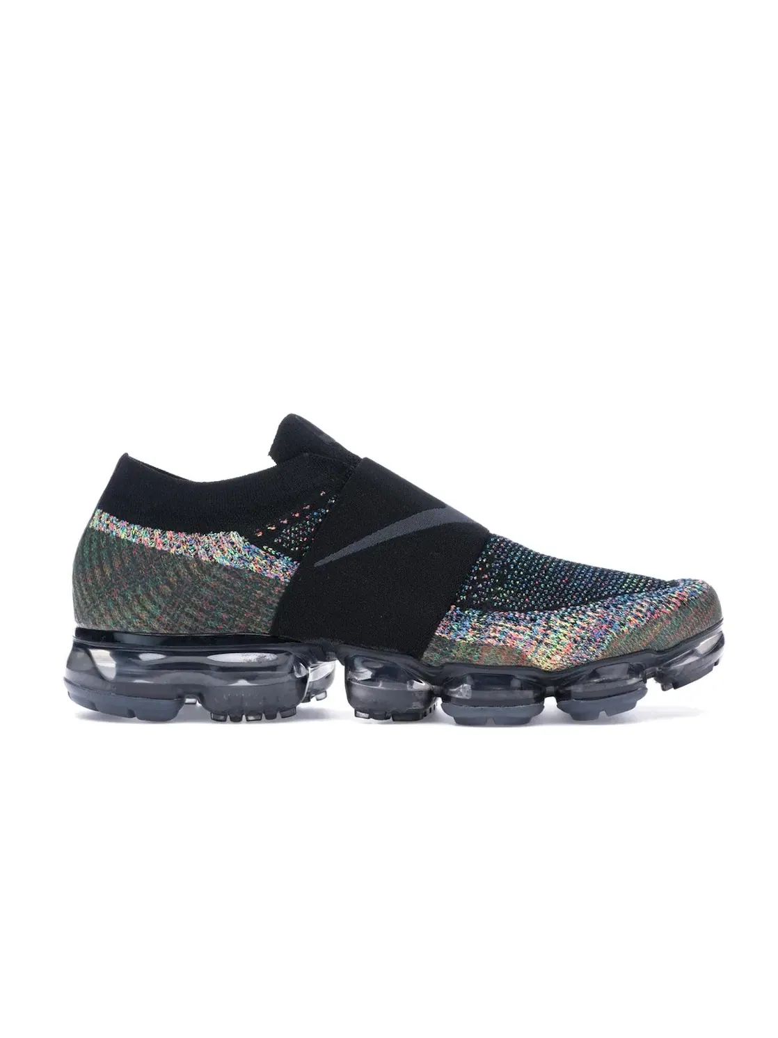 Мужские кроссовки с верхом FlyKnit Nike Air VaporMax Moc — изображение 1 из 4, черный/темный серый