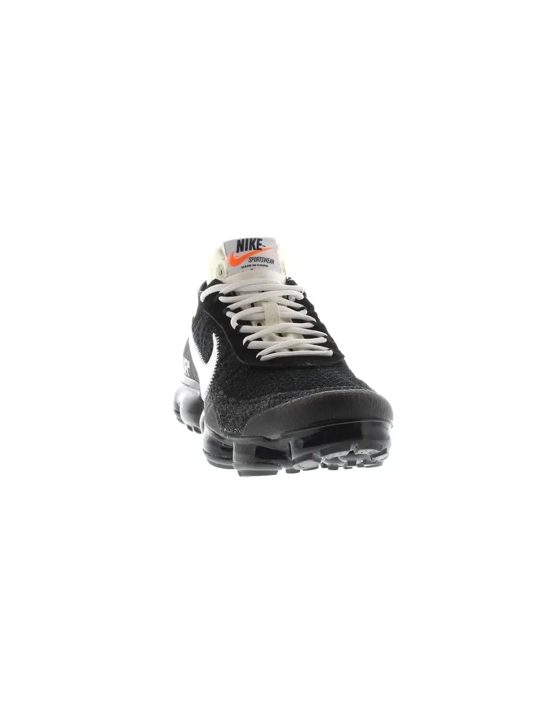 Мужские кроссовки с прозрачной подошвой Nike Air VaporMax Off-White — изображение 2 из 4, черный/белый-прозрачный