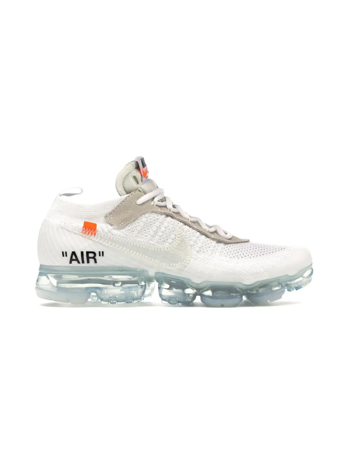 Мужские кроссовки Lifestyle Nike Air VaporMax Off-White — изображение 1 из 4, белый/оранжевый-черный