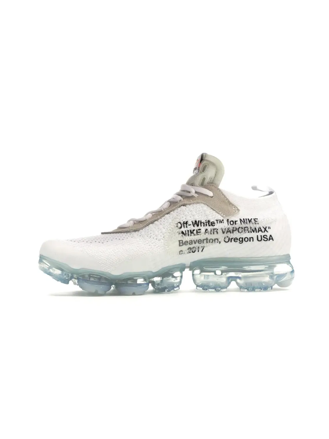 Мужские кроссовки Lifestyle Nike Air VaporMax Off-White — изображение 3 из 4, белый/оранжевый-черный