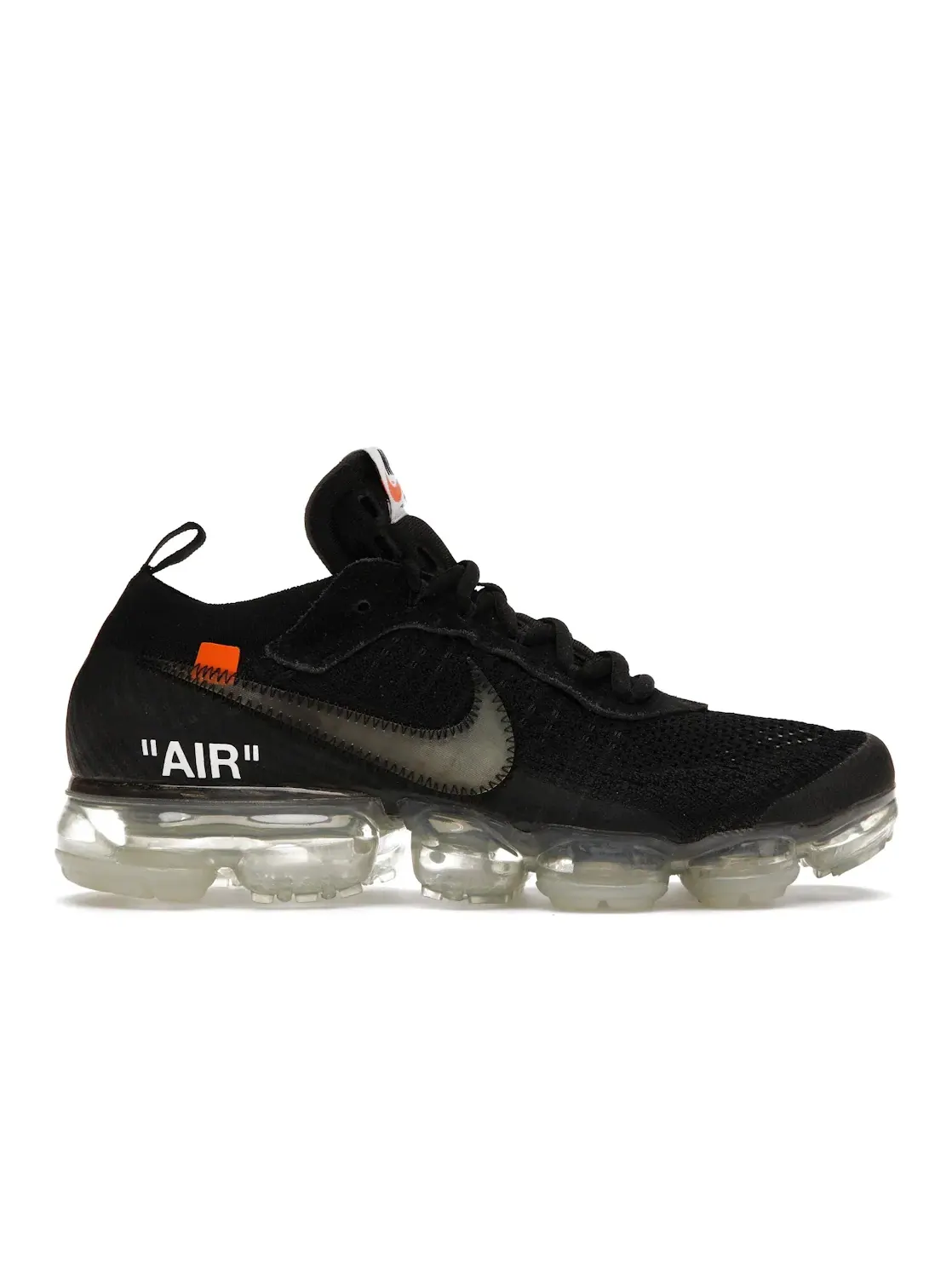 Мужские кроссовки lifestyle Nike Air VaporMax Off-White Black — изображение 1 из 4, черный/-прозрачный
