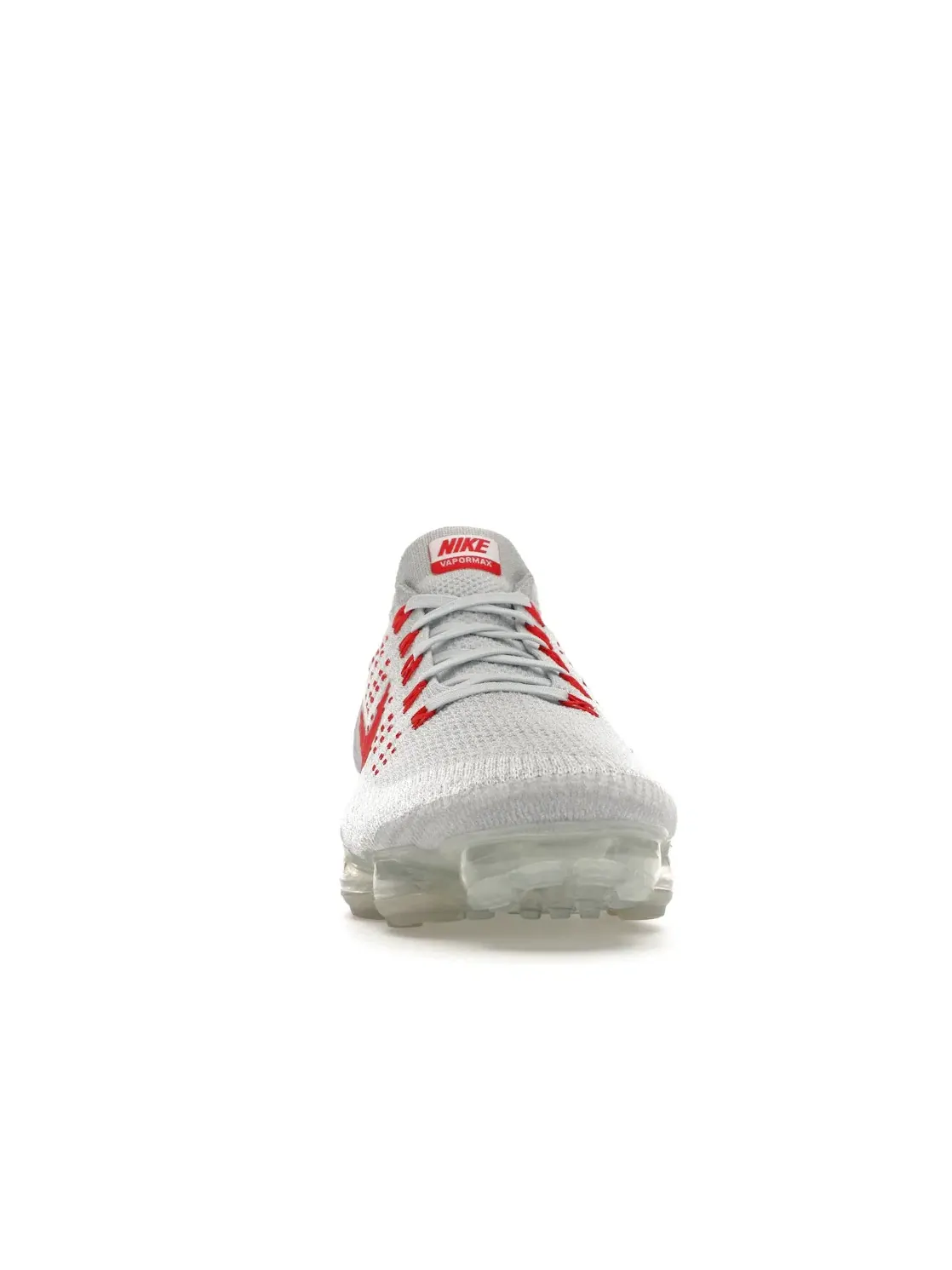 Мужские кроссовки Lifestyle с технологией FlyKnit Nike Air VaporMax — изображение 2 из 4, платиновый/красный-серый