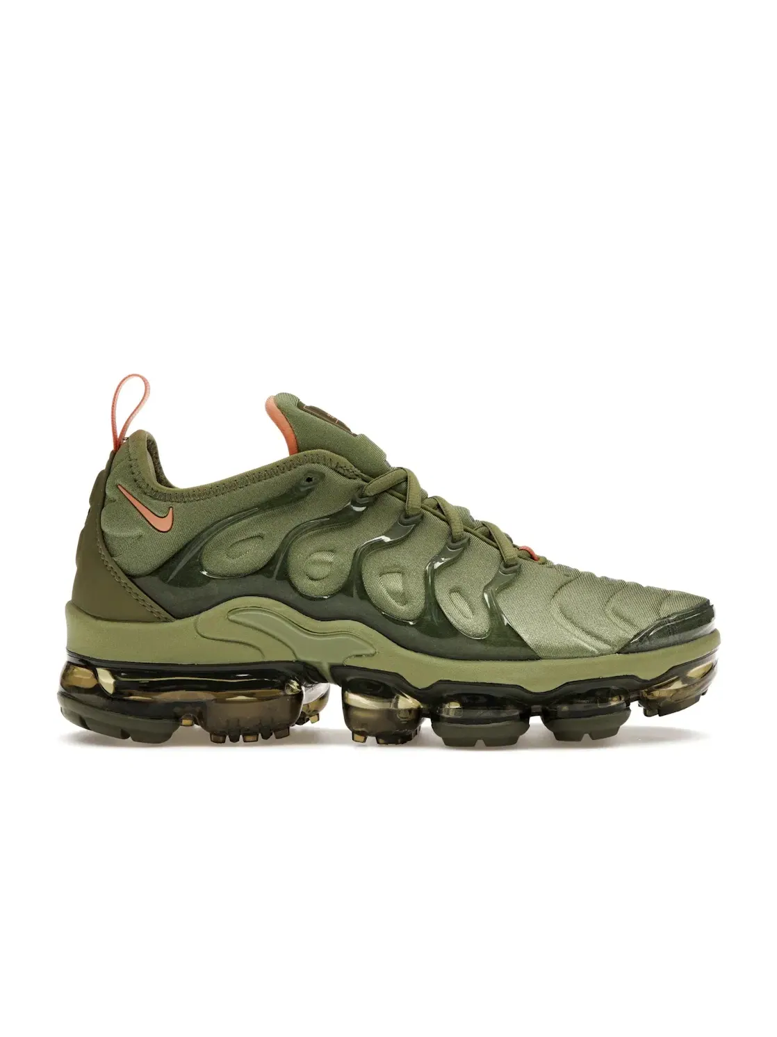 Женские кроссовки Lifestyle с технологией VaporMax Nike Air VaporMax Plus — изображение 1 из 4, оливковый/оранжевый