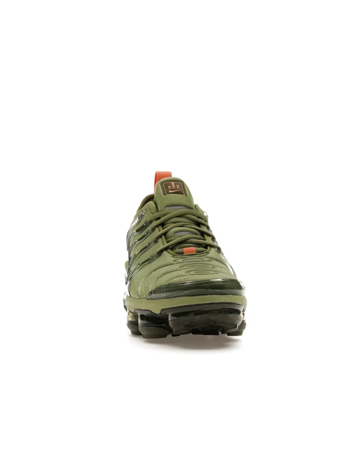 Женские кроссовки Lifestyle с технологией VaporMax Nike Air VaporMax Plus — изображение 2 из 4, оливковый/оранжевый