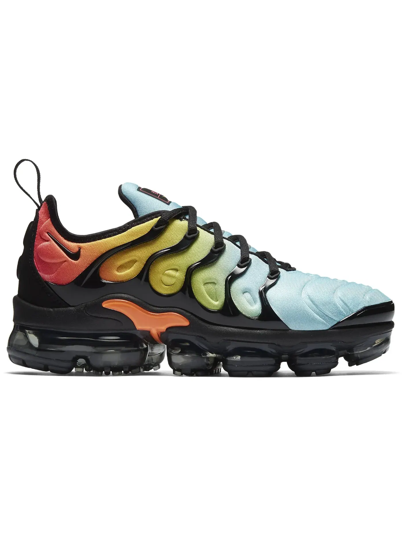 Женские кроссовки с амортизацией Nike Air VaporMax Plus — изображение 1 из 1, черный-голубой