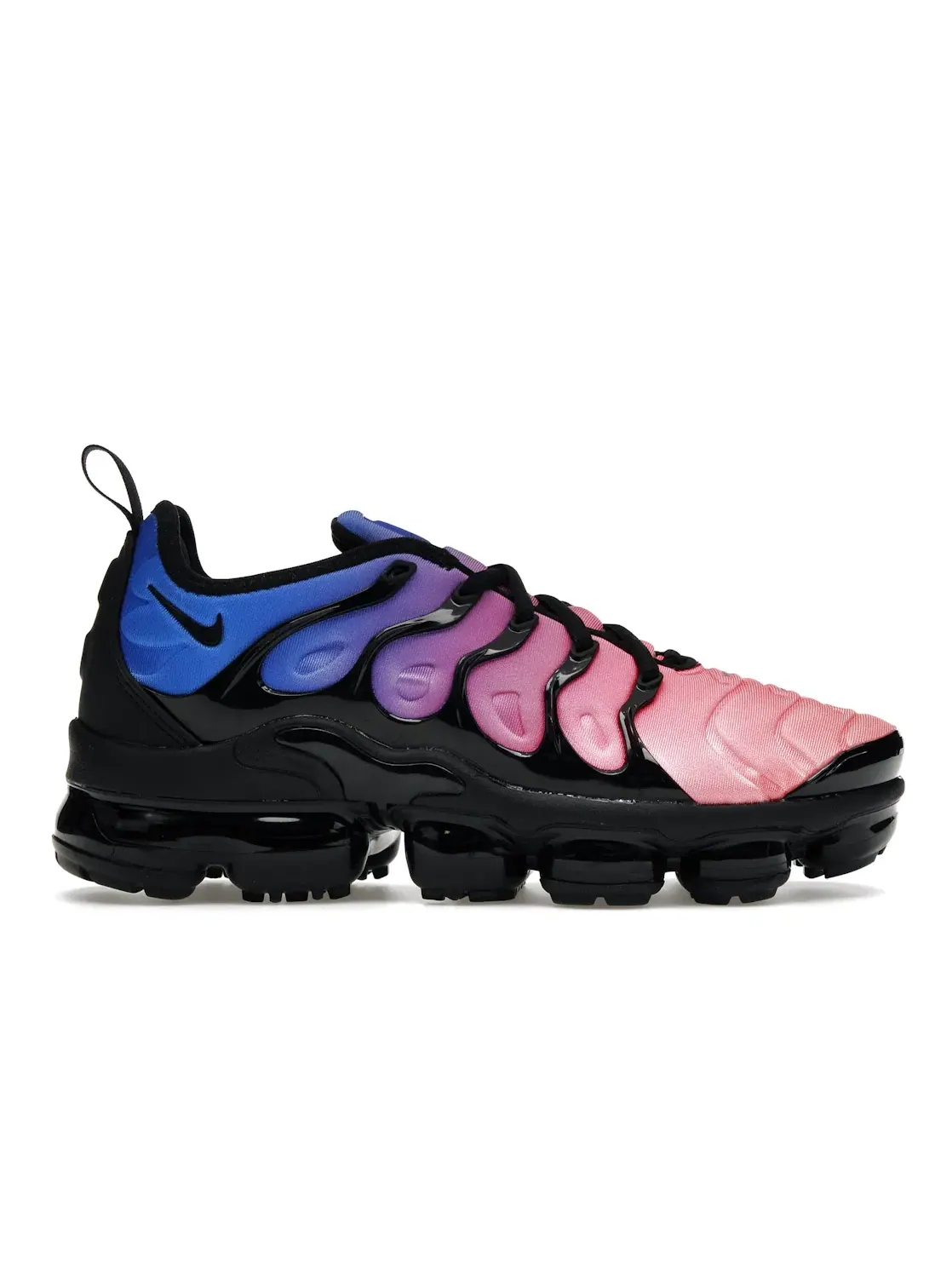 Женские кроссовки с амортизацией Nike Air VaporMax Plus — изображение 1 из 4, синий/черный/розовый
