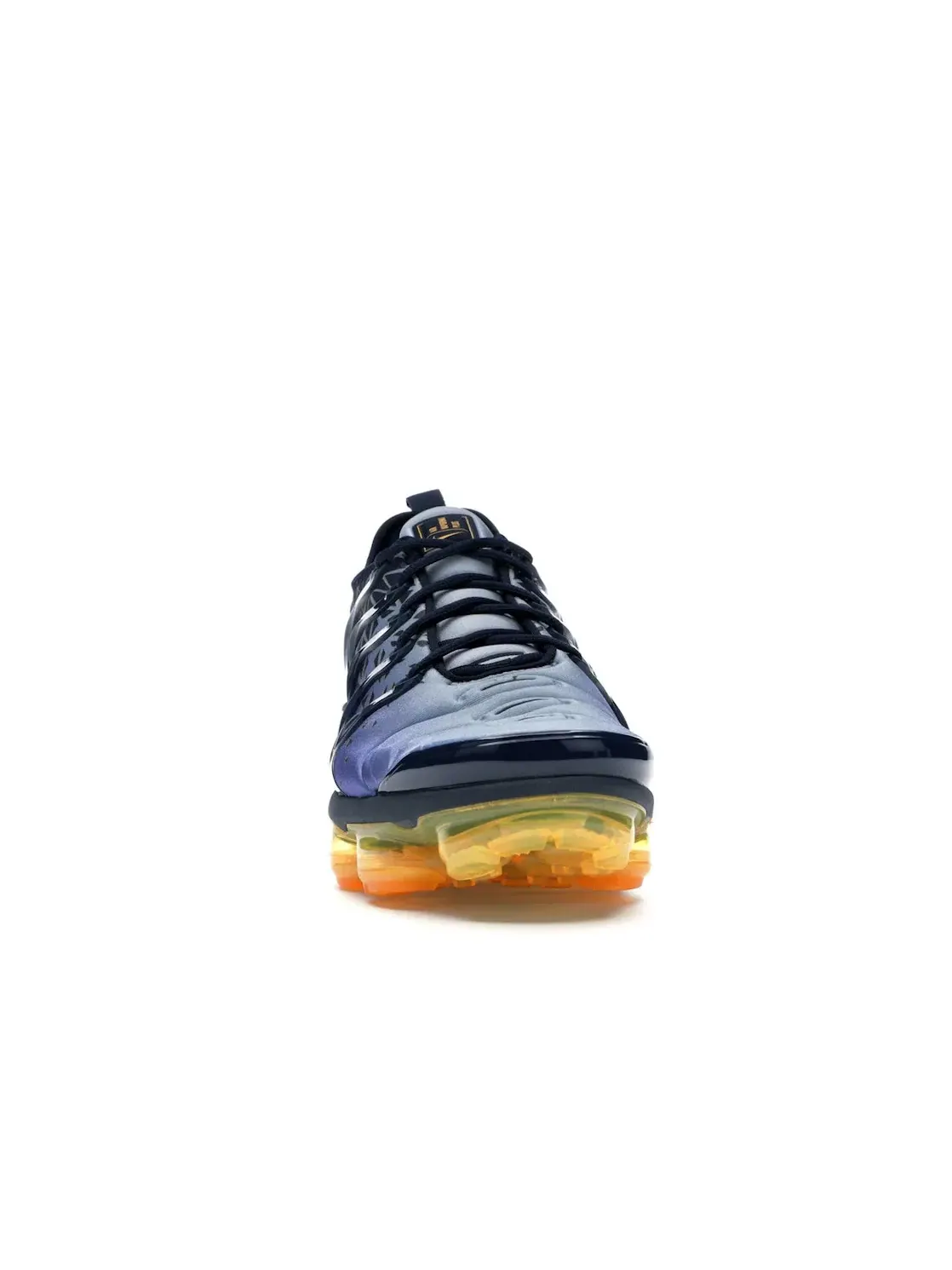 Мужские кроссовки Lifestyle с геометрическим принтом Nike Air VaporMax Plus — изображение 2 из 4, оранжевый-индиго