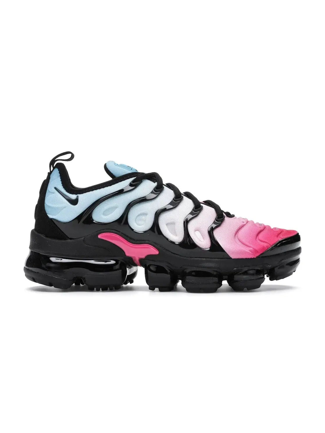Женские кроссовки с амортизацией Nike Air VaporMax Plus — изображение 1 из 4, розовый/розовый--черный