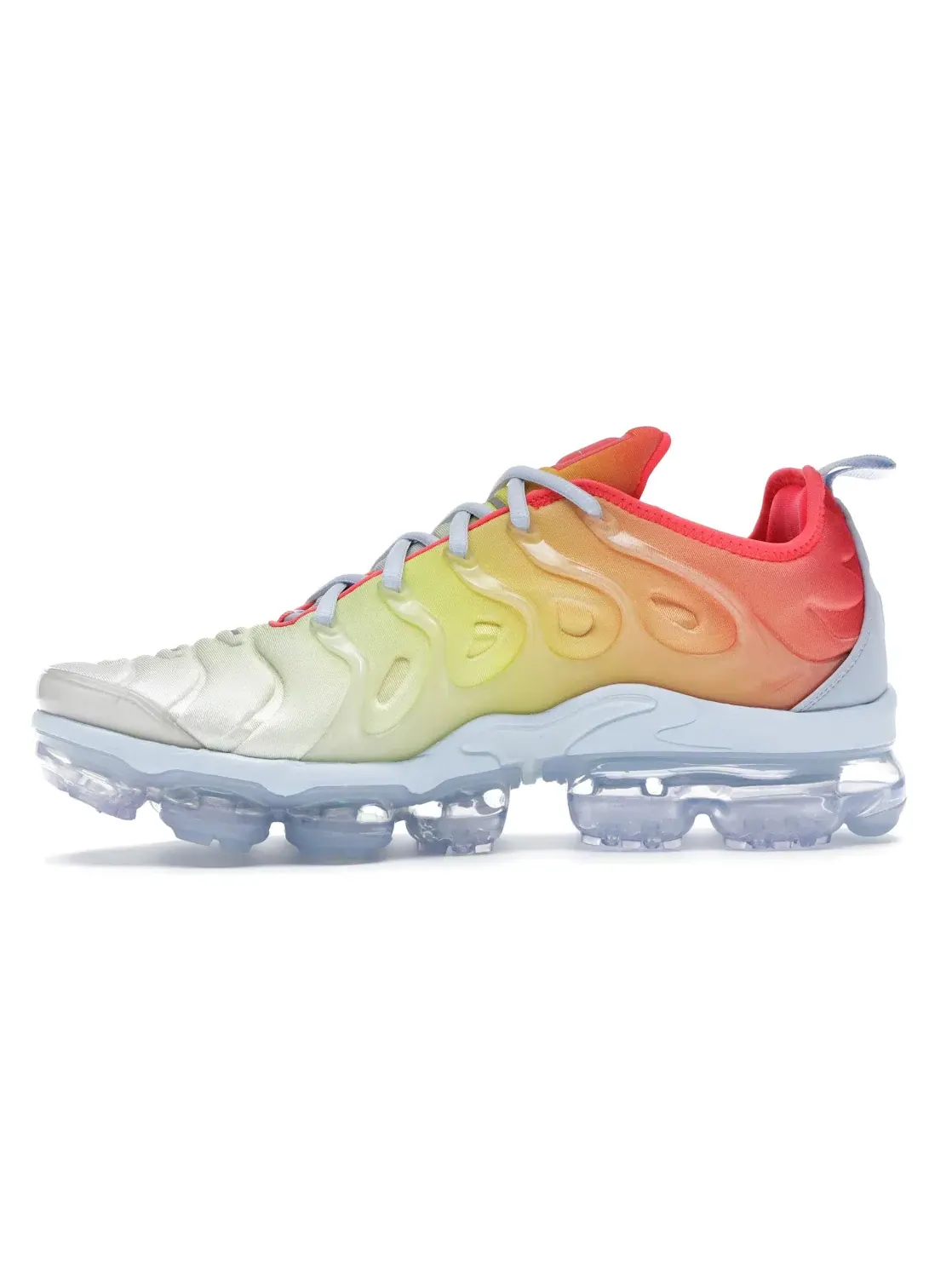 Женские кроссовки Lifestyle с гибридным дизайном Nike Air VaporMax Plus — изображение 3 из 4, синий/желтый-белый