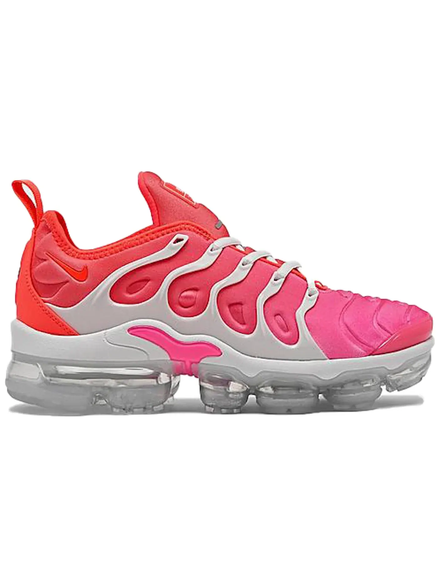 Женские кроссовки с амортизацией Nike Air VaporMax Plus — изображение 1 из 1, платиновый/розовый