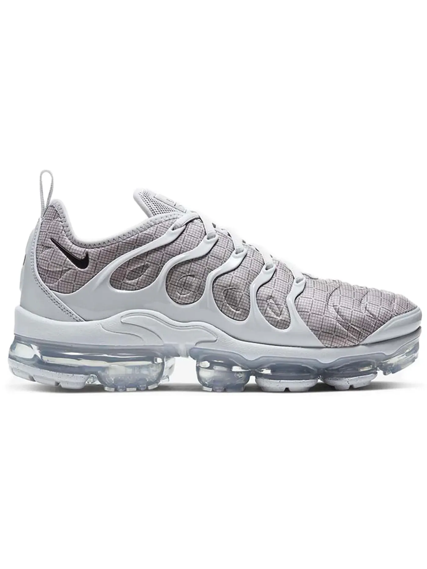 Мужские кроссовки с амортизацией Nike Air VaporMax Plus — изображение 1 из 1, платиновый/черный