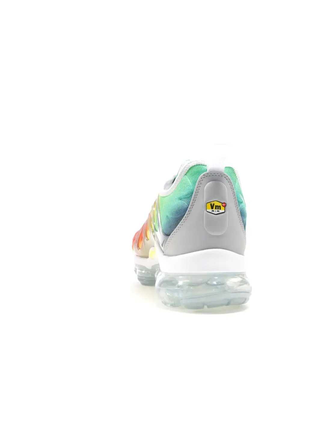 Мужские кроссовки Lifestyle с цветным принтом Nike Air VaporMax Plus Rainbow — изображение 4 из 4, белый/белый-синий-желтый