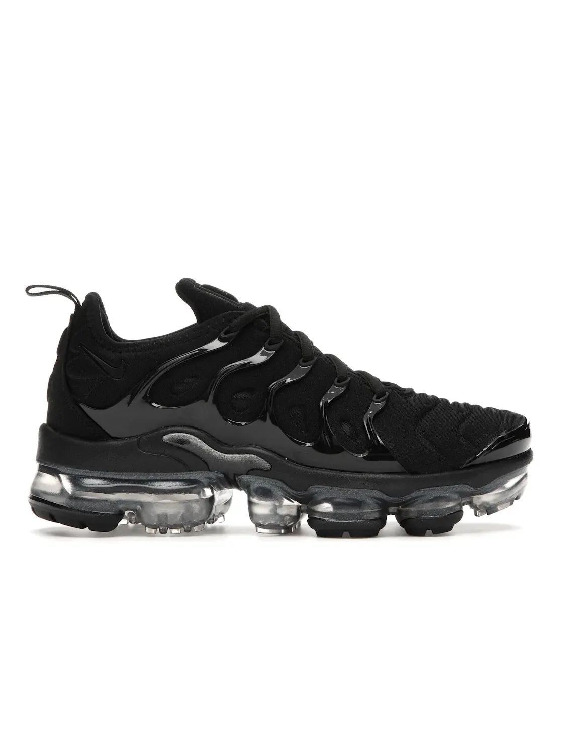 Женские кроссовки без шнуровки Nike Air VaporMax Plus SE — изображение 1 из 4, черный/черный-черный