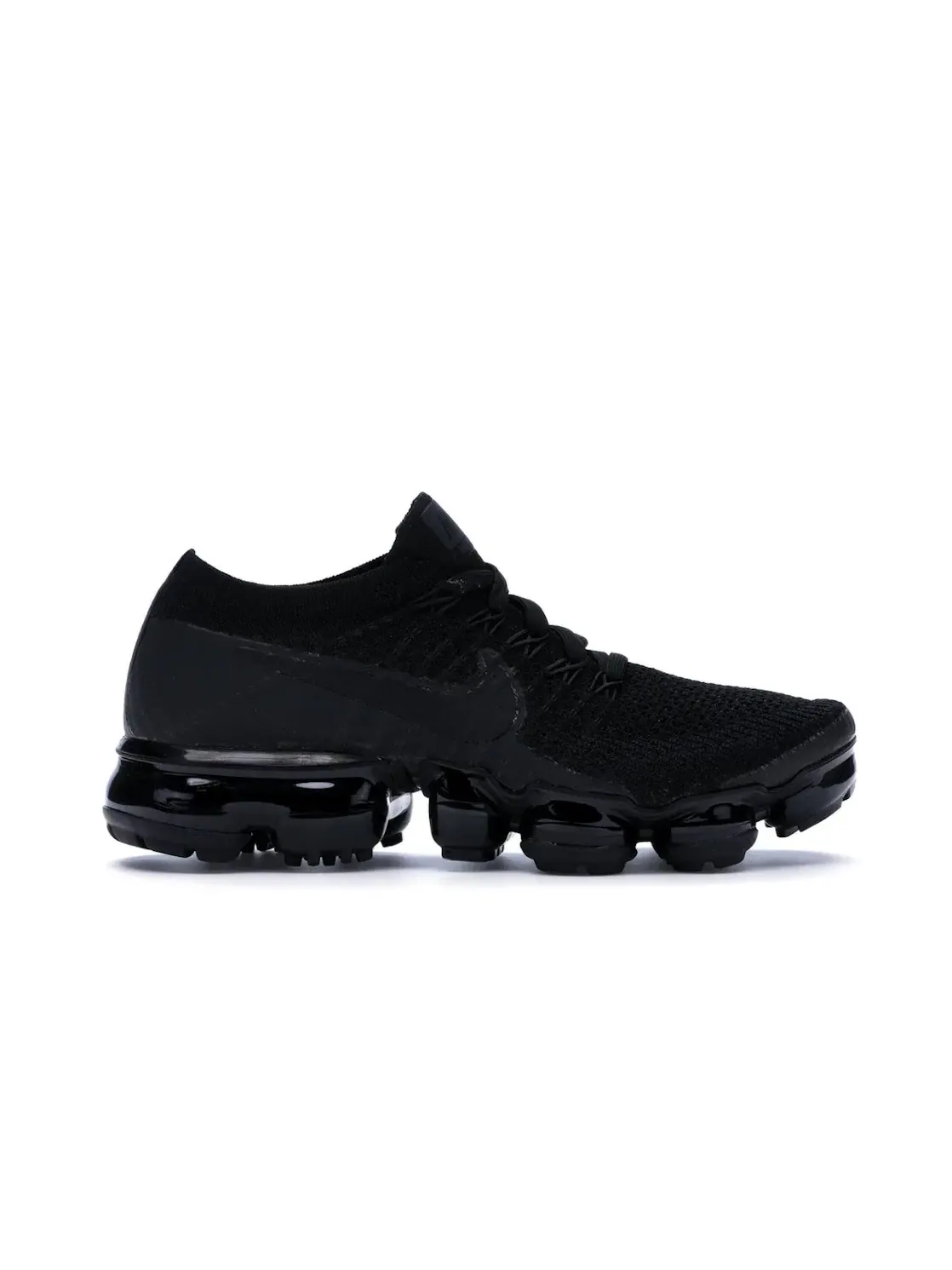 Женские кроссовки с технологией Flyknit Nike Air VaporMax — изображение 1 из 4, черный/черный--белый