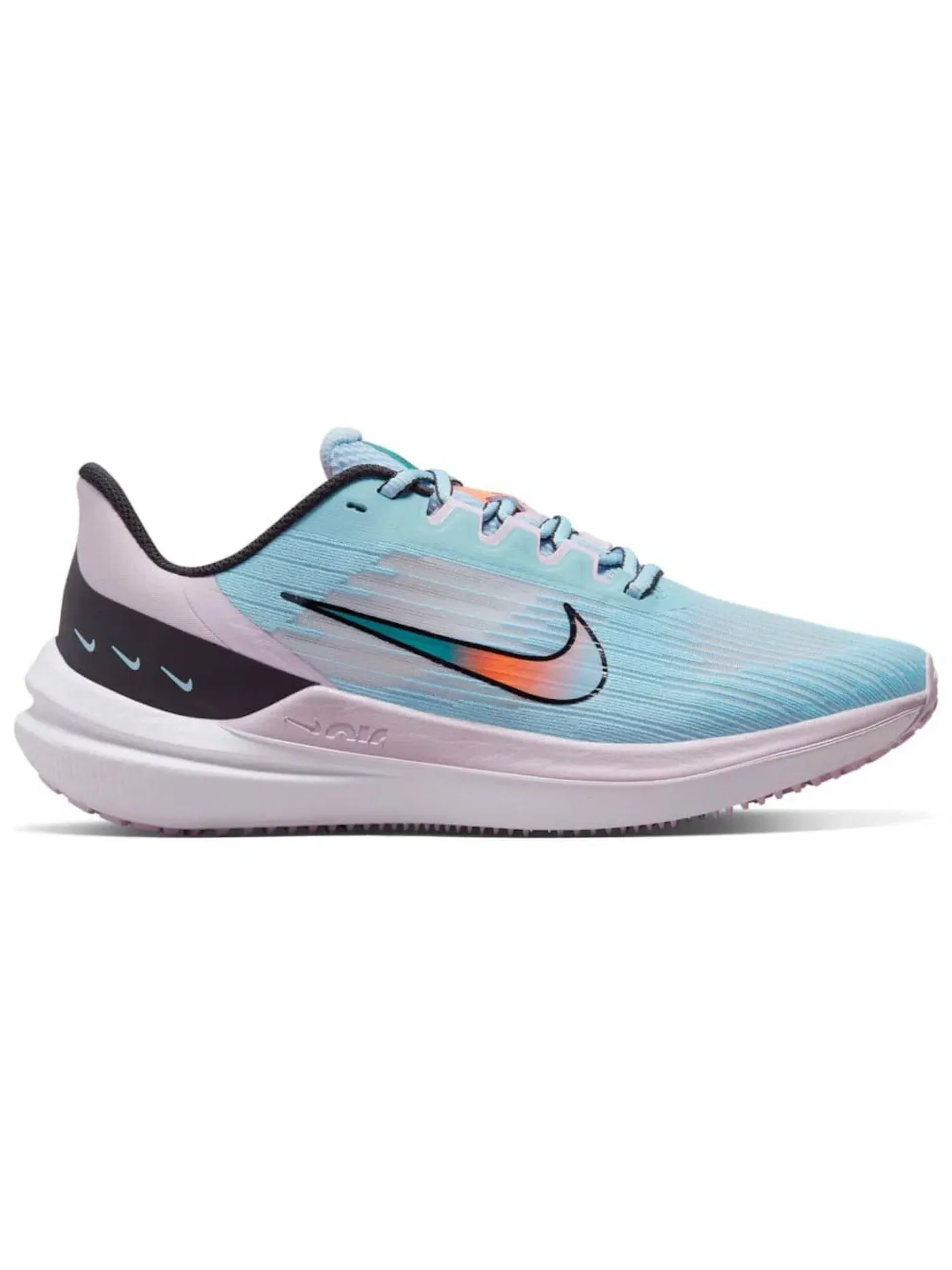 Женские кроссовки Lifestyle Nike Air Winflo 9 — изображение 1 из 1, светлый/оранжевый-черный