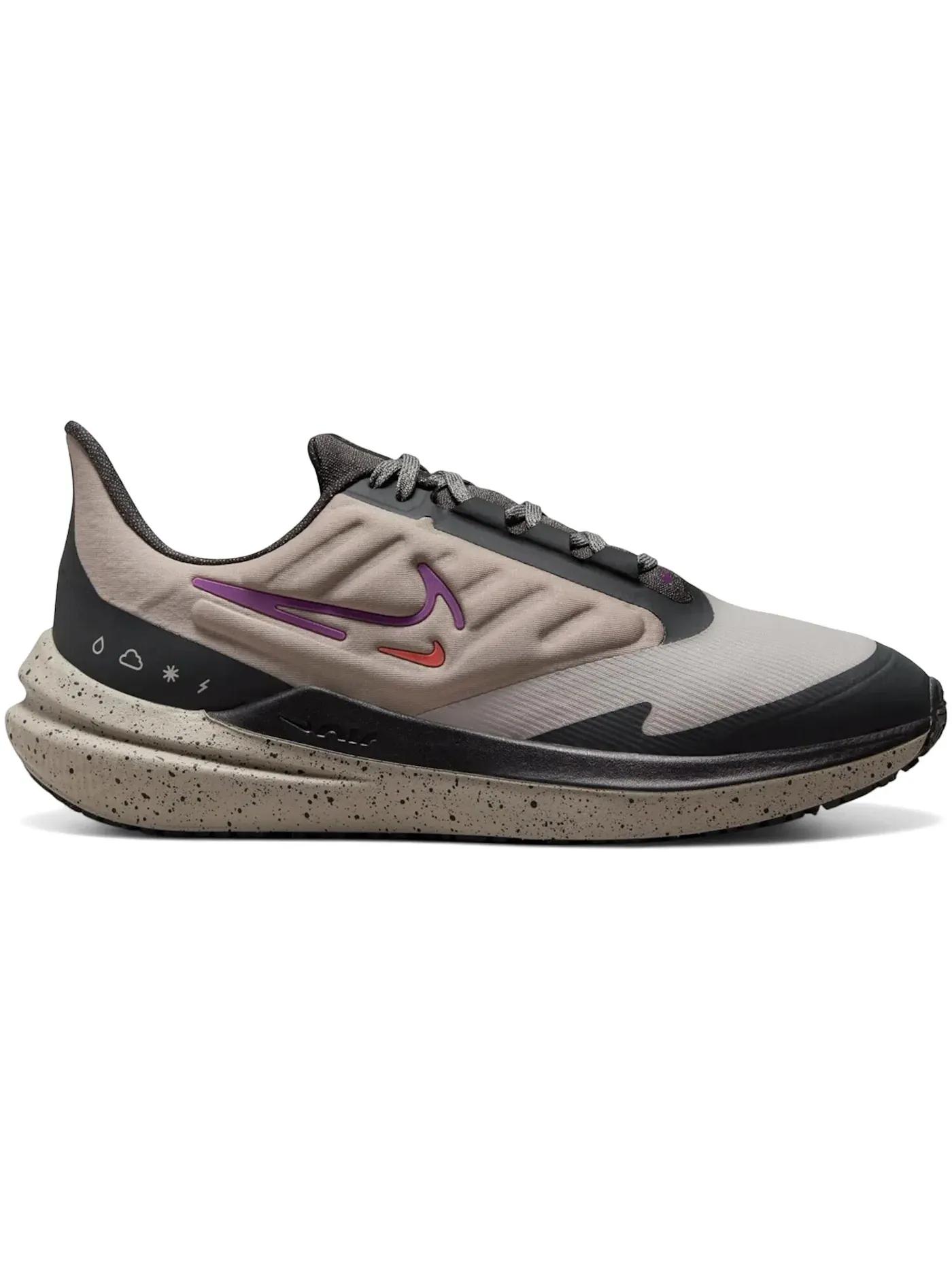 Женские кроссовки Lifestyle Nike Air Winflo 9 Shield — изображение 1 из 1, фиолетовый