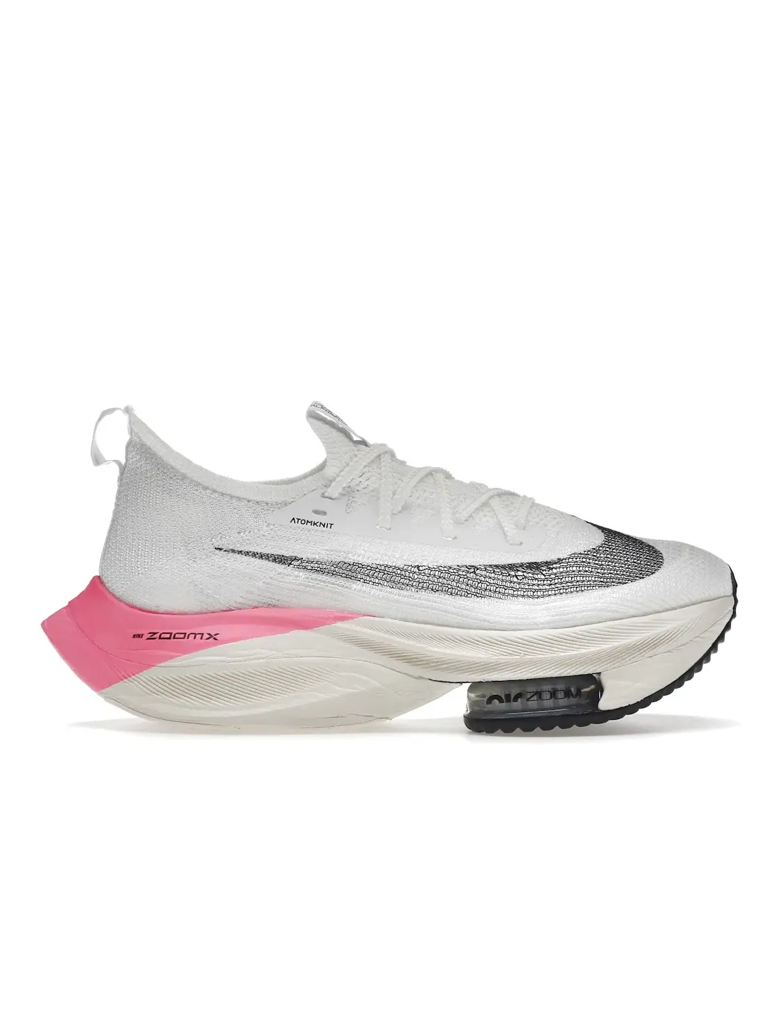 Мужские беговые кроссовки с высокой энергоотдачей Nike Air Zoom Alphafly Next% — изображение 1 из 4, белый/черный-розовый