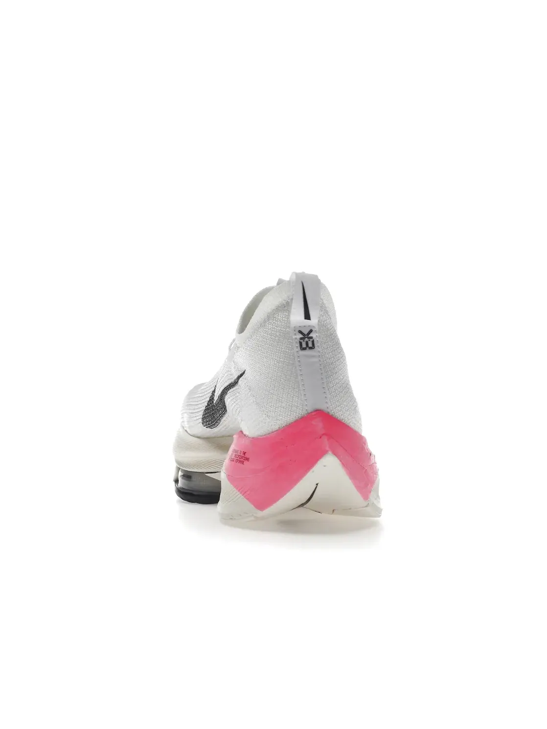 Мужские беговые кроссовки с высокой энергоотдачей Nike Air Zoom Alphafly Next% — изображение 4 из 4, белый/черный-розовый