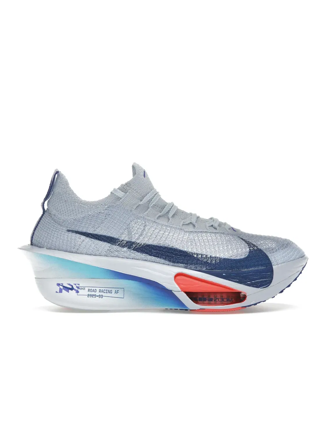 Мужские кроссовки с ярким дизайном Nike Air Zoom Alphafly Next% 3 — изображение 1 из 4, серый//фиолетовый/синий
