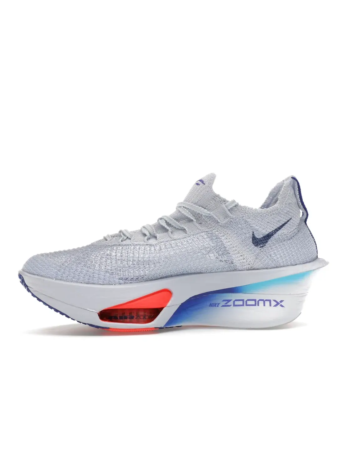 Женские кроссовки для бега Nike Air Zoom Alphafly Next% 3 — изображение 3 из 4, серый фиолетовый синий